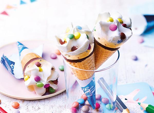 6 MINI CORNETS VAN BONBON