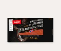 MINI TRANCHES SAUMON FUME 100G