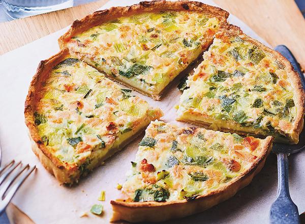 TARTE SAUMON/POIREAUX 400 G