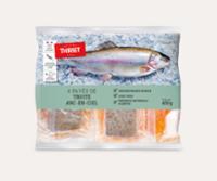 4 PAVES DE TRUITE FRANCE 400G