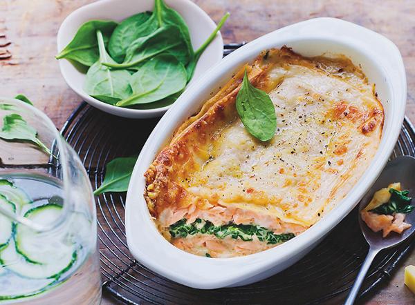 LASAGNES SAUMON EPINARDS 350