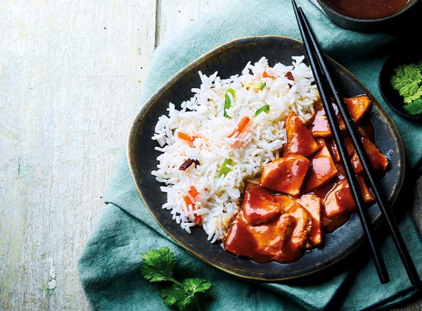 PORC AU CARAMEL ET RIZ-350G