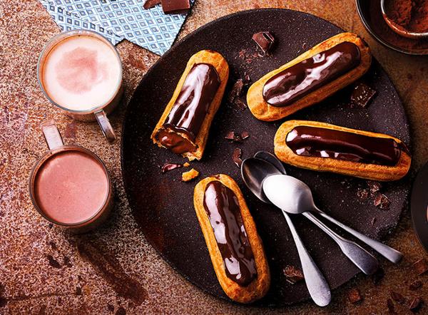 4 ECLAIRS AU CHOCOLAT X 60 G