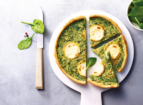 TARTE CHEVRE EPINARDS 400G